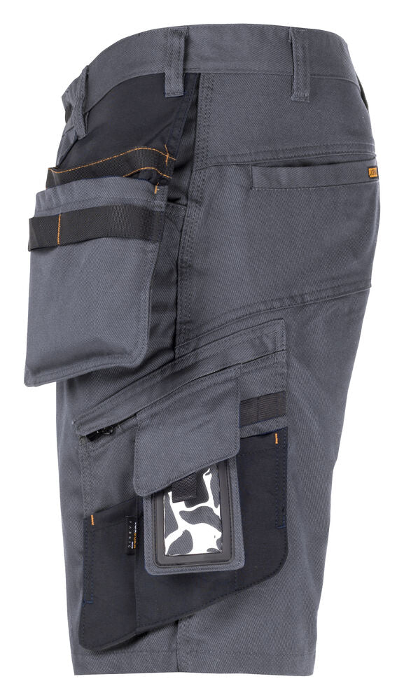 2168 Hantverksshorts Stretch Mörkgrå/Svart