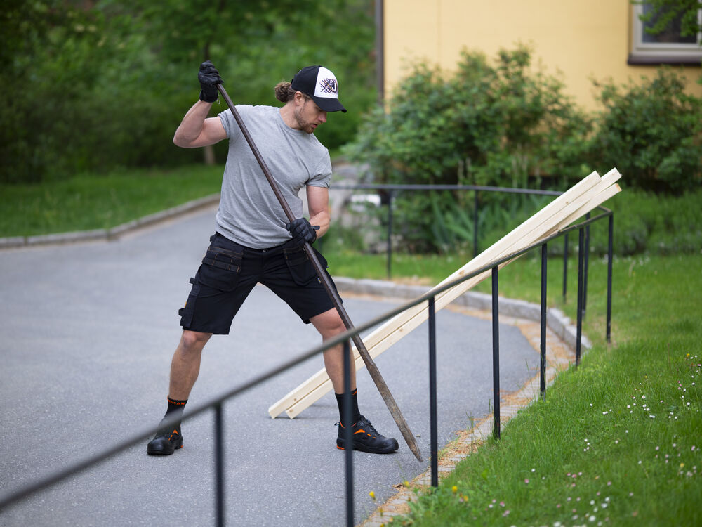 2168 Hantverksshorts Stretch Marin/Svart