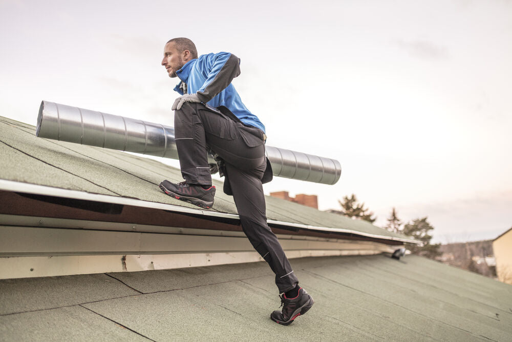 2191 Hantverksbyxa Stretch Grå/Svart