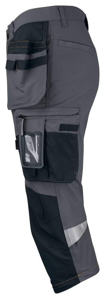 2195 Piratbyxa Stretch Mörkgrå/Svart