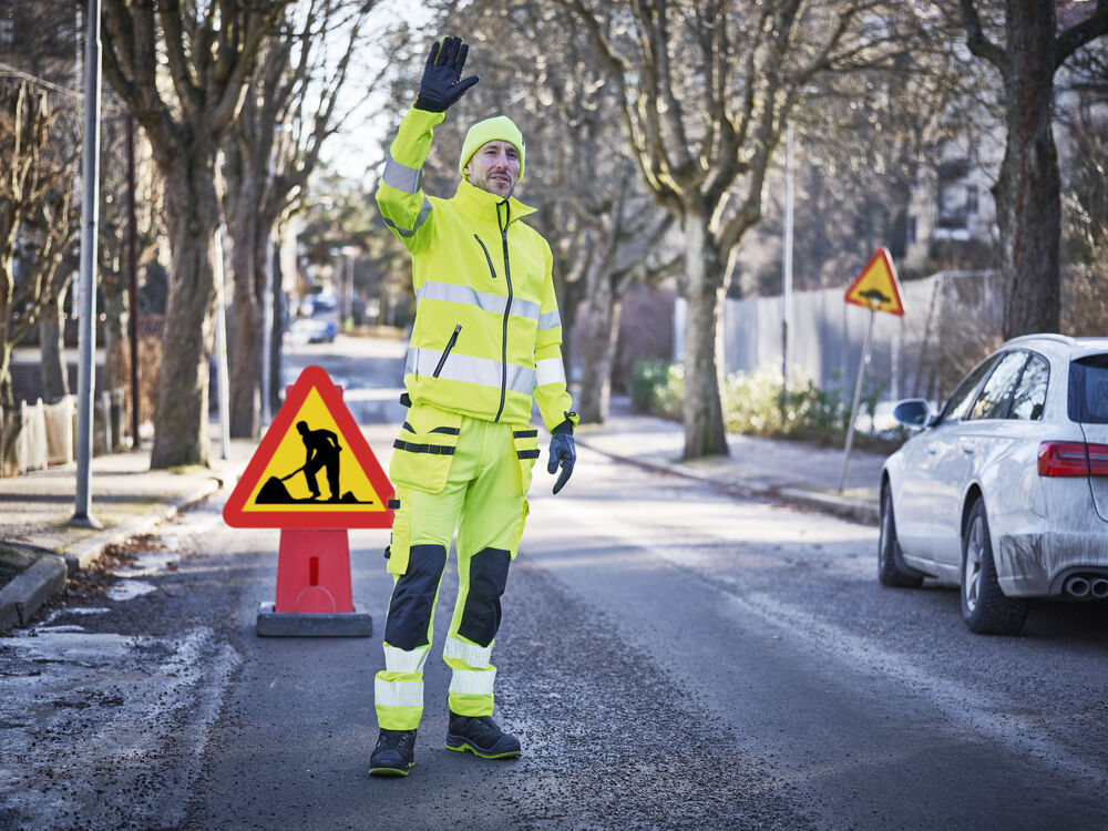 2291 Hantverksbyxa Stretch Varsel