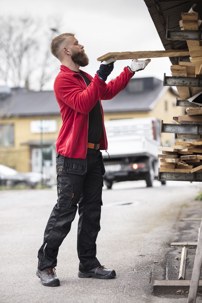 2322 Hantverksbyxa Mörkgrå/Svart