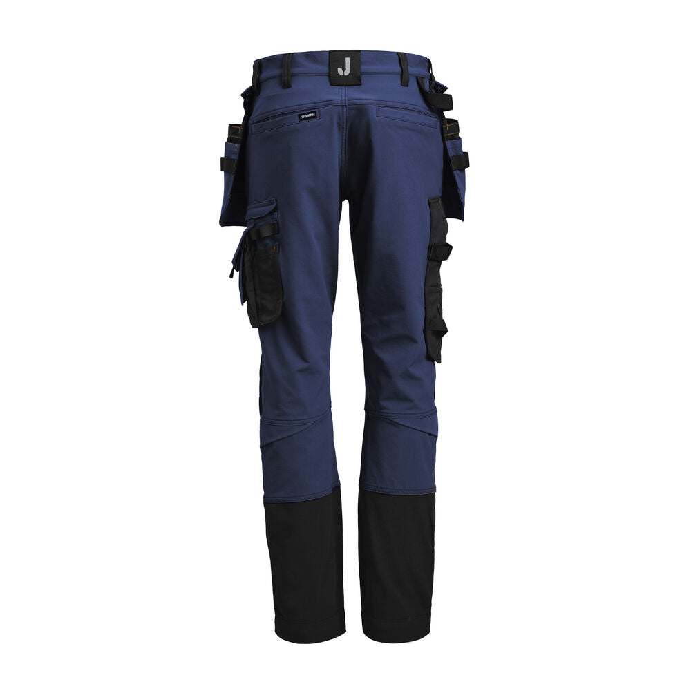 2371 Hantverksbyxa Stretch Dam Navy/Svart