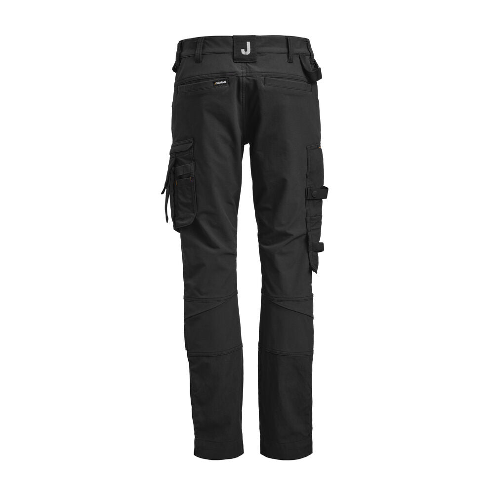 2371 Hantverksbyxa Stretch Dam Svart