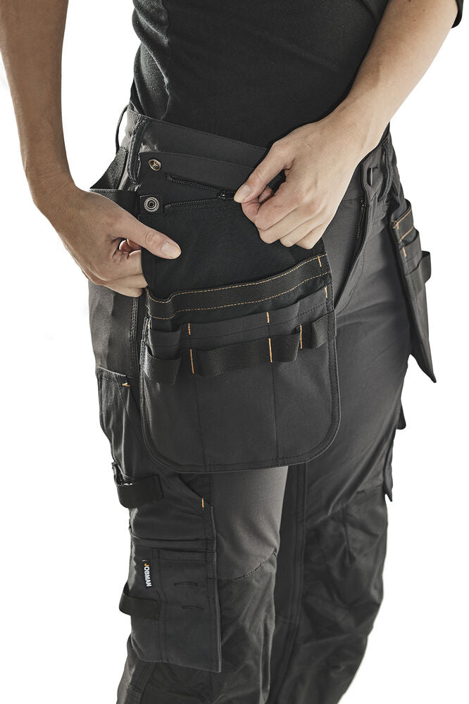 2371 Hantverksbyxa Stretch Dam Navy/Svart