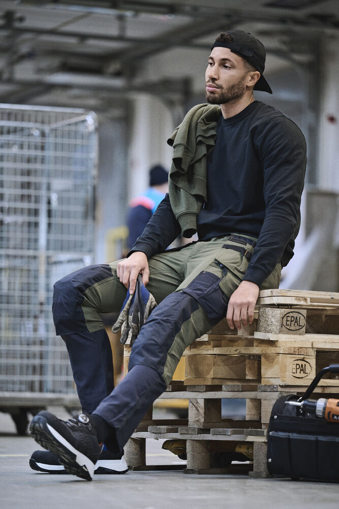 2391 Hantverksbyxa Stretch Navy/Svart