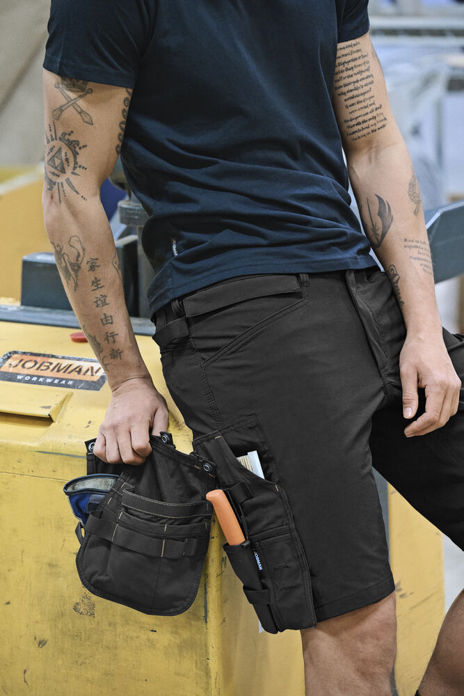 2397 Hantverksshorts Stretch Svart