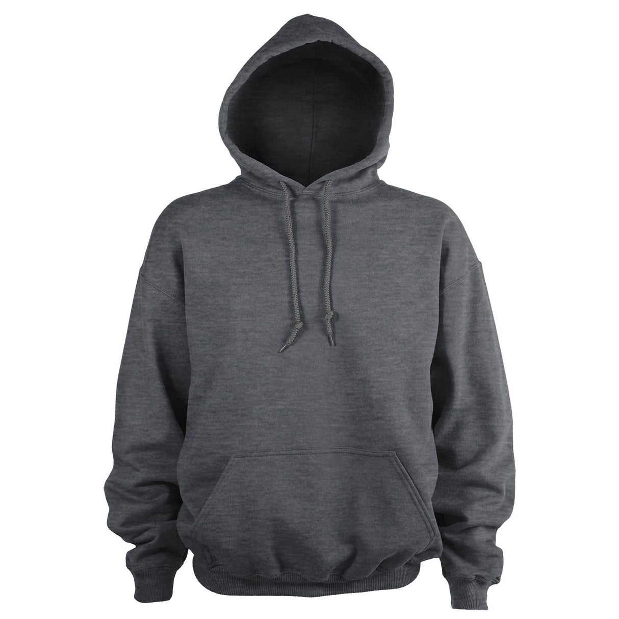 Huvtröja Softstyle Mörkgrå Melerad