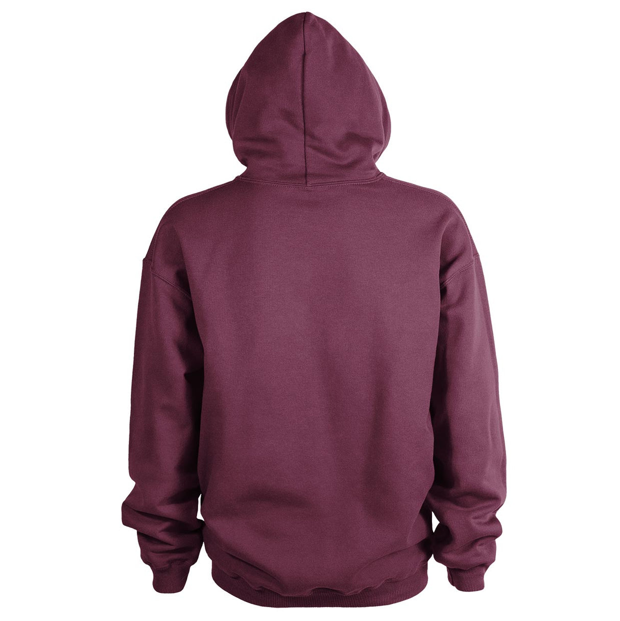 Huvtröja Softstyle Vinröd