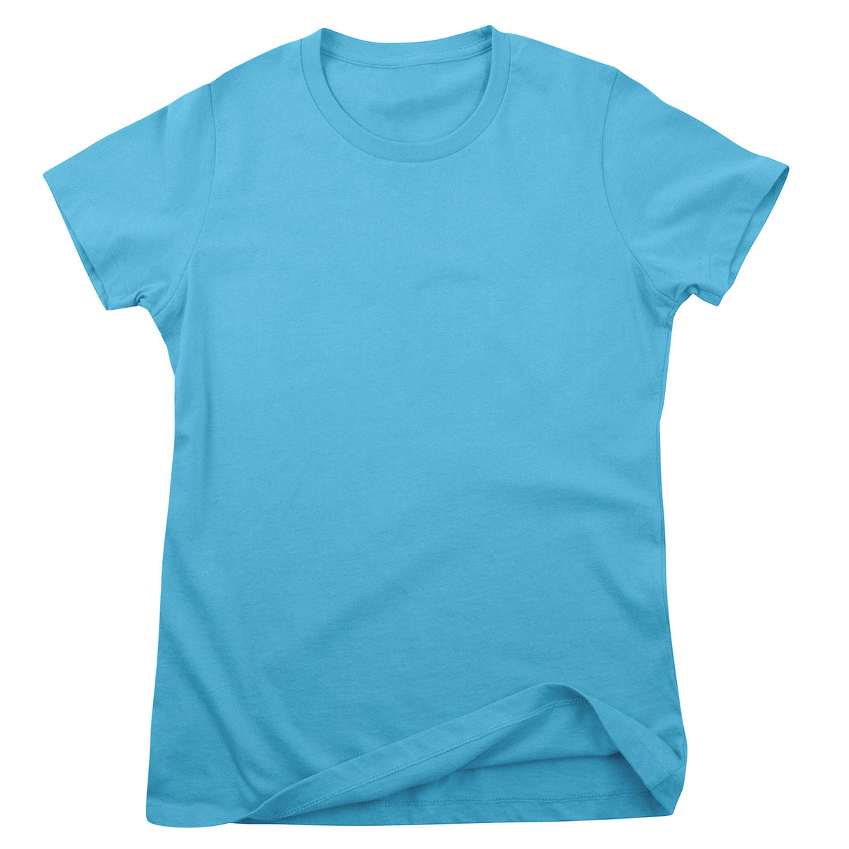 Dam T-Shirt Softstyle Ljusblå