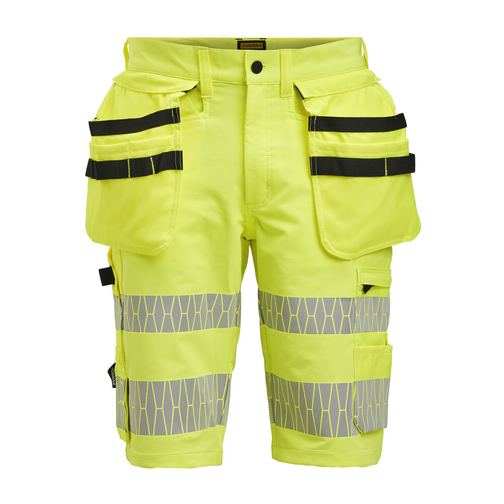 2296 Hantverksshorts Stretch Varsel Gul