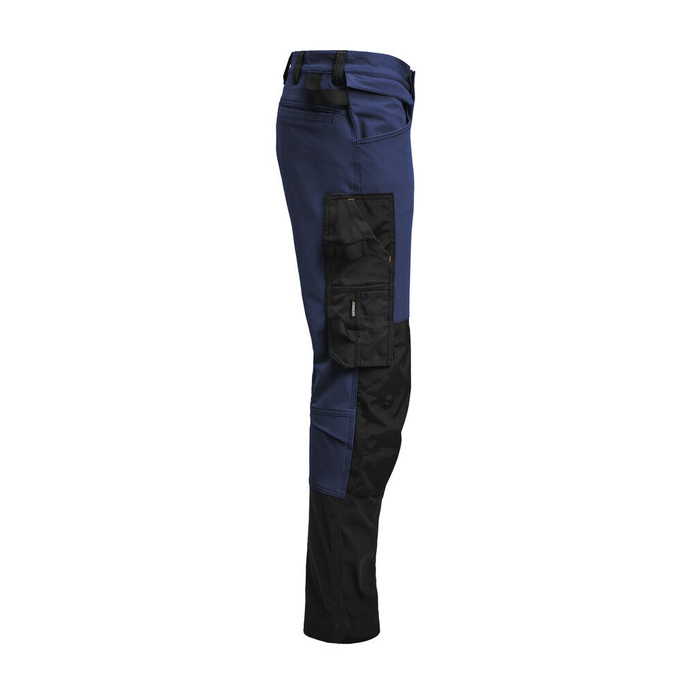 2371 Hantverksbyxa Stretch Dam Navy/Svart