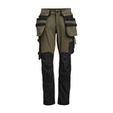 2391 Hantverksbyxa Stretch Oliv/Svart