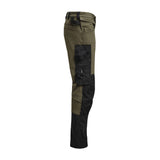 2391 Hantverksbyxa Stretch Oliv/Svart