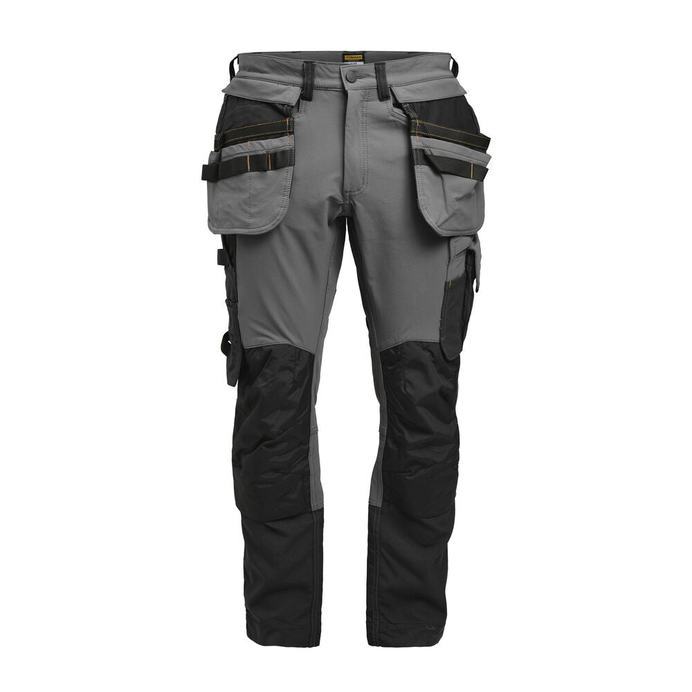 2391 Hantverksbyxa Stretch Grå/Svart