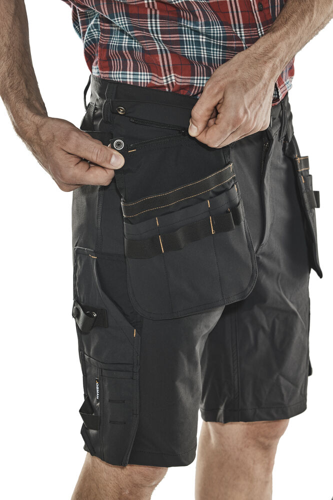 2397 Hantverksshorts Stretch Svart